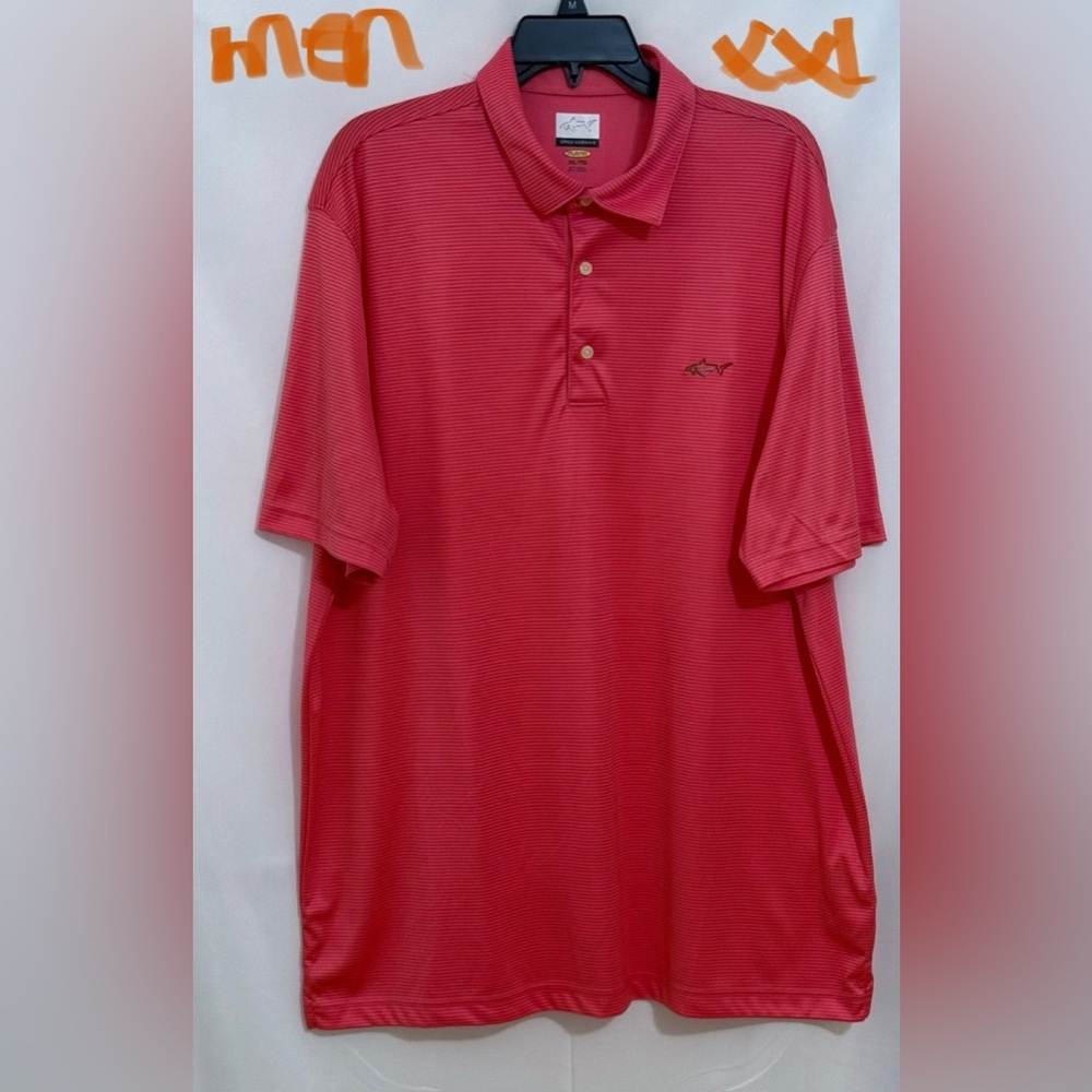 Greg Norman Collection Pink Polo Shirt Classic Style